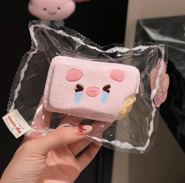 crying piggy squishy