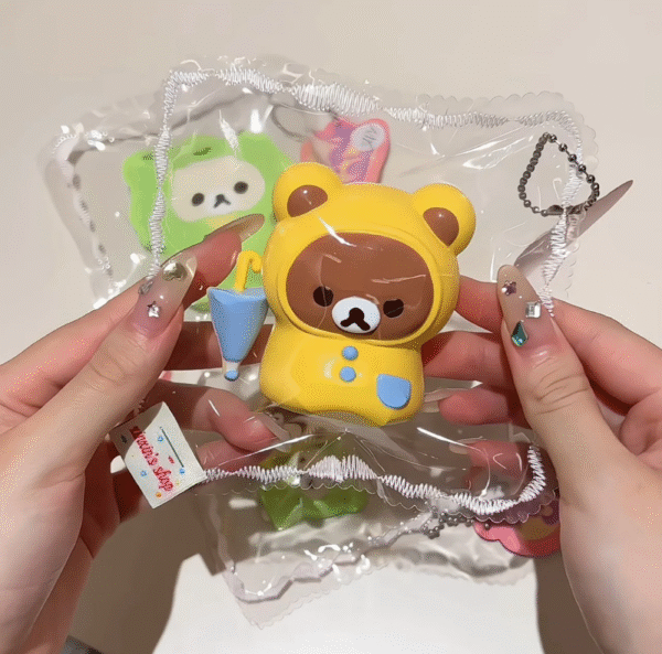 Rilakkuma squishy(Raincoat Brother Bear)